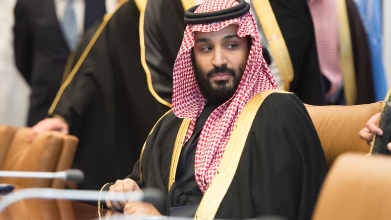 Le prince héritier de la couronne saoudienne Mohammed ben Salmane, le 27 mars 2018 au siège de l'ONU à New York.