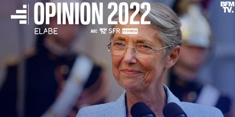 Élisabeth Borne, le 16 mai 2022 à Matignon lors de la passation de pouvoir avec Jean Castex - LUDOVIC MARIN / POOL / AFP