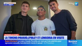 La Timone : Pavard, O'Riley et Longoria en visite. 