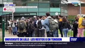 Lille: les restaurants universitaires en tension