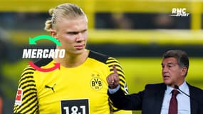Mercato : Haaland veut choisir son club cet hiver, "tout est possible" pour le Barça tonne Laporta
