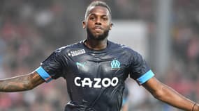Nuno Tavares après son but avec l'OM, le 14 août 2022