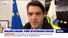 Vigilance orange pluie-inondation: "pas de difficultés majeures" à Grasse