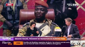 Portrait du jeune chef d'Etat du Burkina Faso, Ibrahim Traoré
