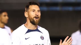Lionel Messi lors de la tournée du PSG au Japon, juillet 2022