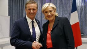 Marine Le Pen et Nicolas Dupont-Aignan