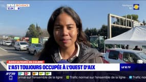 Colère des agriculteurs: deuxième nuit de blocage sur l'A51 à l'Ouest d'Aix-en-Provence