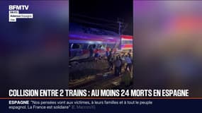 Au moins 24 morts après une collision de deux trains en Espagne