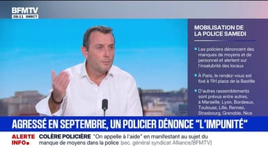 Colère des policiers: "Trois millions de procédures sont en attente", assure Fabien Vanhemelryck, président d'Alliance police nationale