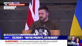 Volodymyr Zelensky: "Nous avons besoin de blindés, d'avions de chasse et de missiles à longue portée"