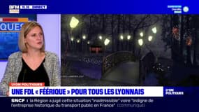 Lyon: Audrey Hénocque, première adjointe à la mairie, explique pourquoi la Fête des Lumières est étendue sur une trentaine de sites