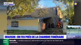 Alpes-de-Haute-Provence: un feu se déclare près de la chambre funéraire à Oraison