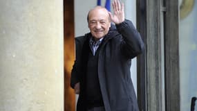 Le publicitaire Jacques Séguéla, sur le perron de l'Elysée, en janvier 2011.