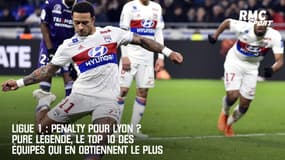Ligue 1 : Penalty pour Lyon ? Pure légende, le top 10 des équipes qui en obtiennent le plus