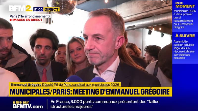 Municipales 2026 à Paris: Emmanuel Grégoire ne veut pas de candidat commun avec LFI