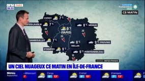 Météo Île-de-France: quelques éclaircies ce jeudi, jusqu'à 14°C à Paris