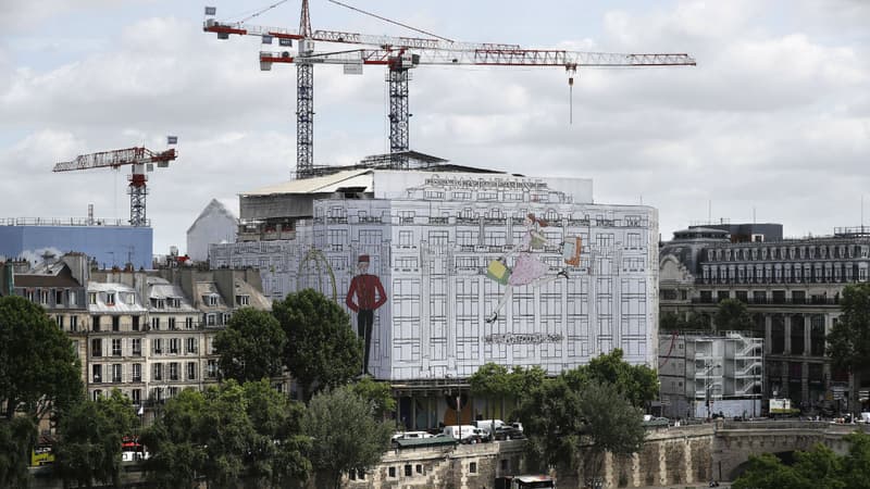 Le chantier de la Samaritaine a été évacué.