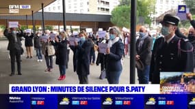 Grand Lyon: minute de silence et hommage à Samuel Paty 