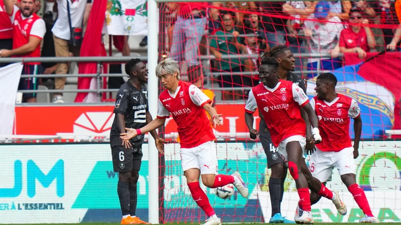 Junya Ito buteur avec Reims face à Rennes, 3e journée de Ligue 1, 1er septembre 2024