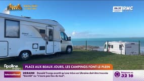 Week-end ensoleillé: les campings ouverts font le plein 