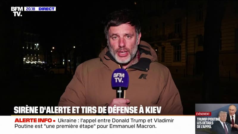 Peu après l'appel Poutine-Trump, une explosion entendue dans le ciel de Kiev