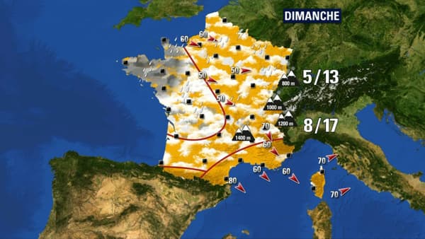 La météo du dimanche 27 avril 2019