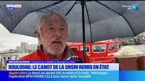 Boulogne-sur-Mer : le bateau de sauvetage du Président Jacques Huret remis en état 