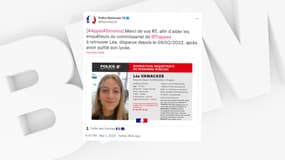 La police nationale des Yvelines a lancé un appel à témoin après la disparition inquiétante d'une adolescente à Trappes début février. 