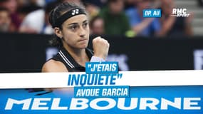 Open d'Australie : "J'étais inquiète" avoue Garcia après sa victoire dans la douleur