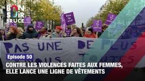 Contre les violences faites aux femmes, elle lance une ligne de vêtement