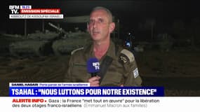Daniel Hagari (porte-parole de l'armée israélienne): "Nous avons besoin d'amis et d'alliés comme la France"