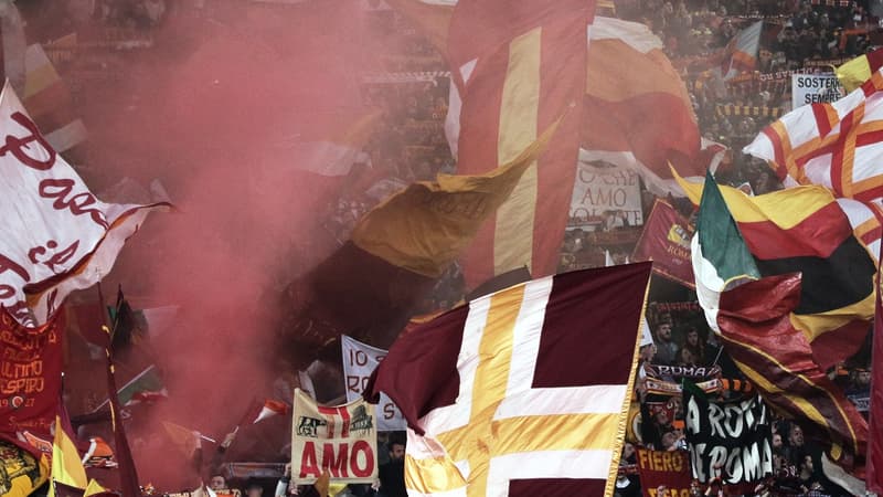 Les supporters de l'AS Roma