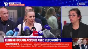 Législatives anticipées: Marion Maréchal annonce que le RN "refuse le principe d'un accord' avec Reconquête