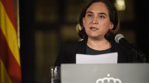 La maire de Barcelone, Ada Colau, le 9 octobre 2017.