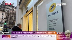 Des cabines d'essayage dans des bureaux de poste