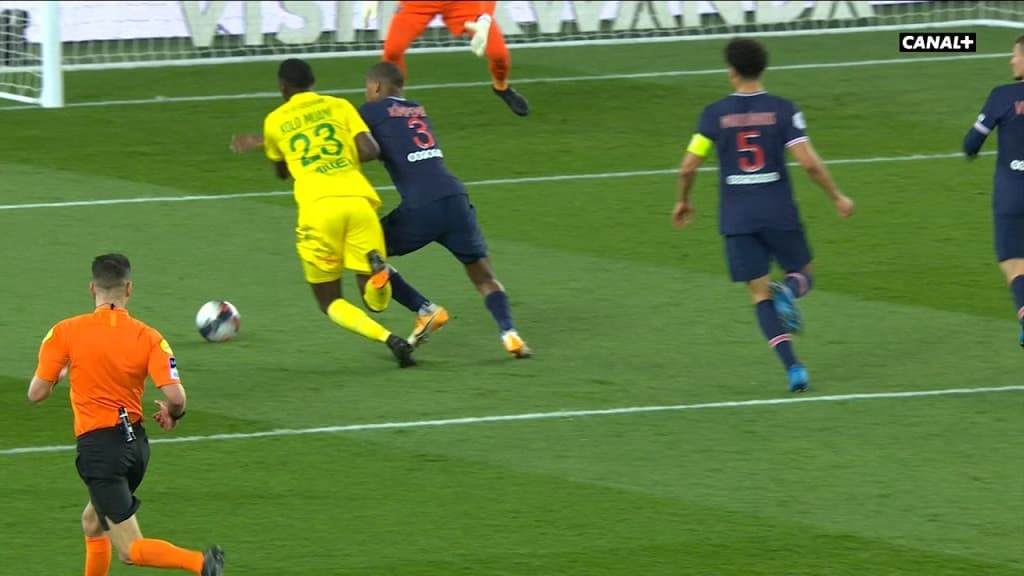 Le duel Kimpembe-Kolo Muani.