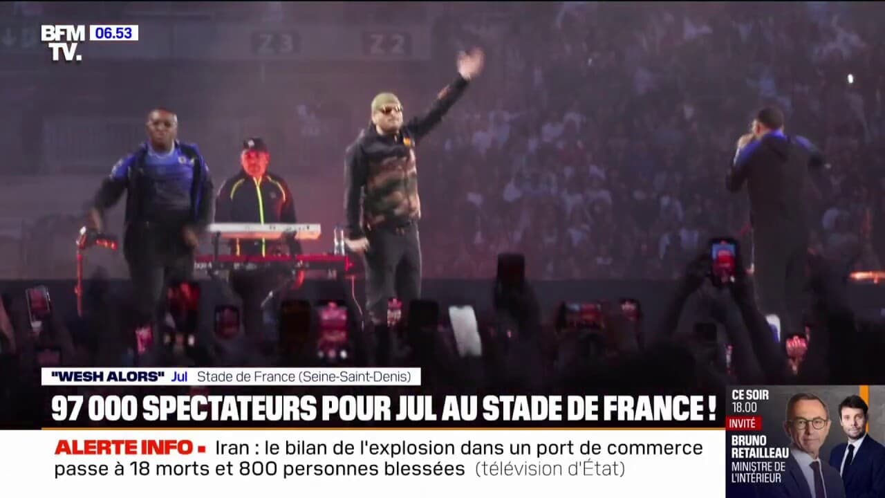 97.000 personnes réunis pour le Stade de France du rappeur Jul