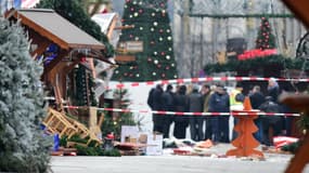 Le marché de Noël de Berlin visé lundi soir par un attentat au camion.