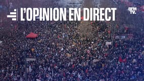 Les manifestants contre la réforme des retraites, à Paris, le 19 janvier. 