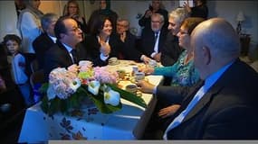 En Lorraine, François Hollande s’invite à boire un café chez Lucette