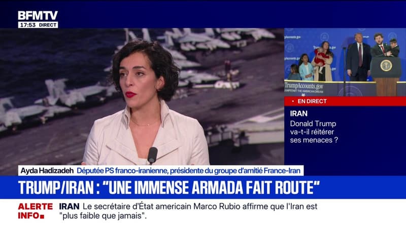 "Les exactions commises par le régime relèvent du crime contre l’humanité", affirme Ayda Hadizadeh, député PS franco-iranienne