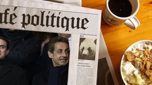 Manuel Valls et Nicolas Sarkozy se sont croisés dimanche soir au Parc des Princes.
