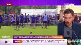 Le XV de France s'entraîne devant 3 000 personnes
