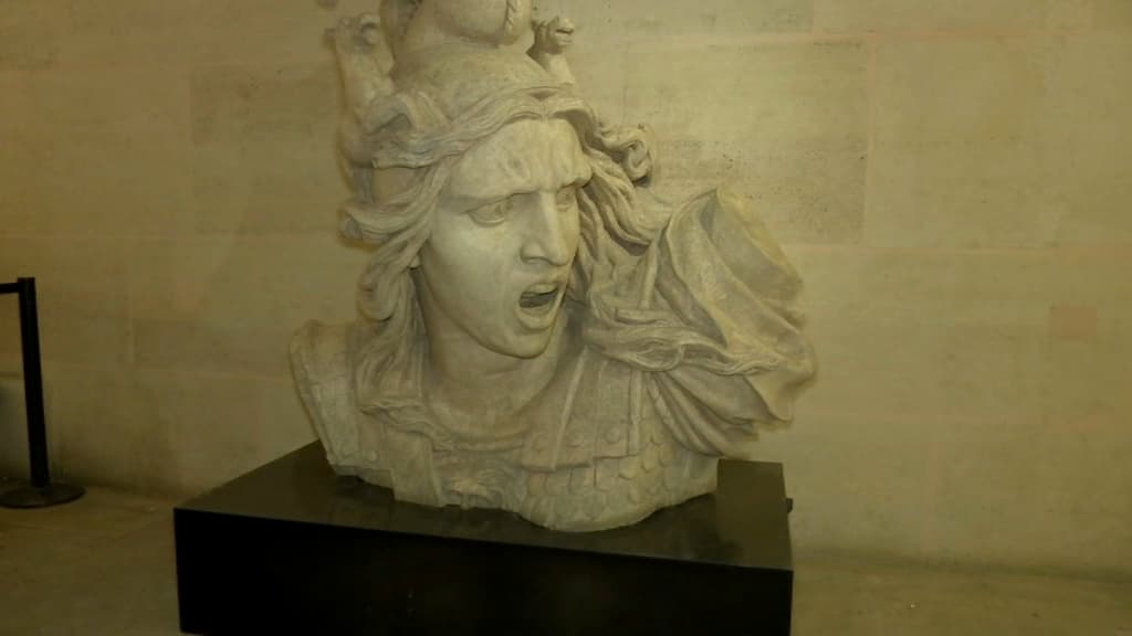 Le moulage de la Marseillaise après restauration. Le moulage de la Marseillaise après restauration.