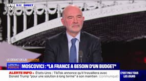 Pierre Moscovici: "La France a besoin d'un budget"