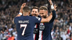 Kylian Mbappé, Lionel Messi et Neymar