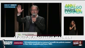"Agnès Buzyn dit "la buse": l'humoriste Christophe Alévêque était chargé de "chauffer la salle" avant le meeting d'Anne Hidalgo