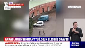 Attaque au couteau dans un lycée à Arras: l'auteur présumé filmé lors d'une altercation