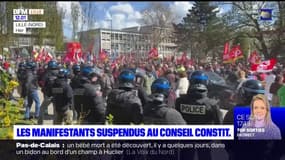 Retraites: les manifestants attendent la décision du Conseil constitutionnel