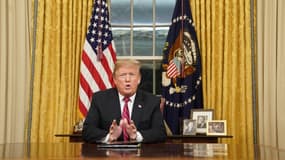 Donald Trump à la Maison Blanche. 